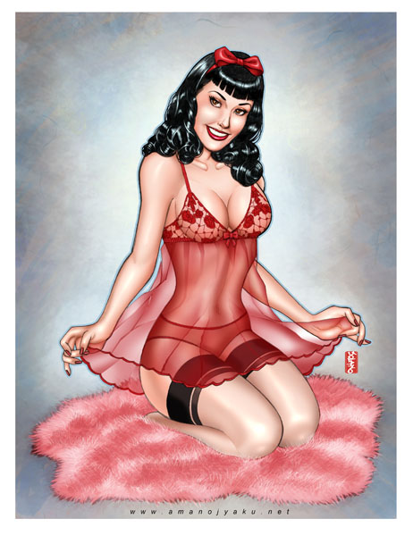 Its a piece inspired by rockabilly pinup girl Bernie Dexter